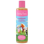 Childs Farm Conditioner Strawberry & Organic Mint код CF105, 250ml - Омекотяващ лечебен крем за бебешка коса с възхитителен аромат на ягода и органична мента