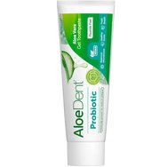 Optima Aloe Dent Probiotic Fluoride Free Toothpaste 75ml - Паста за зъби с пробиотици и алое без флуор за усещане за чистота и естествена свежест с вкус на мента Optima Aloe Dent Probiotic Fluoride Free Toothpaste 75ml - Паста за зъби с пробиотици и алое без флуор за усещане за чистота и естествена свежест с вкус на мента