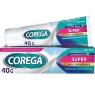 Corega Super 40g - Фиксиращ крем за ефективно задържане на протези до 12 часа с вкус на мента Corega Super 40g - Фиксиращ крем за ефективно задържане на протези до 12 часа с вкус на мента