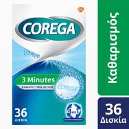 Corega 3 Minutes Таблетки за почистване на протези 36 табл