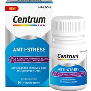 Centrum Anti-Stress Хранителна добавка с екстракт от билки, витамини & минерали за ефективно справяне със стреса 30tabs