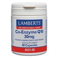 Lamberts Co-Enzyme Q10 30mg, 60caps - Хранителна добавка за подпомагане на производството на енергия на клетъчно ниво с антиоксидантни свойства Lamberts Co-Enzyme Q10 30mg, 60caps - Хранителна добавка за подпомагане на производството на енергия на клетъчно ниво с антиоксидантни свойства