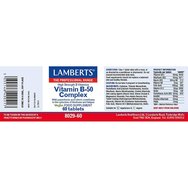 Lamberts Vitamin B-50 Complex 60tabs