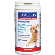 Lamberts Multi Vitamin & Mineral Formula for Dogs Високоефективна хранителна добавка с формула от витамини & минерали за кучета 90tabs Lamberts Multi Vitamin & Mineral Formula for Dogs Високоефективна хранителна добавка с формула от витамини & минерали за кучета 90tabs