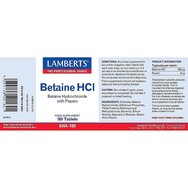 Lamberts Betaine HCI 180tabs