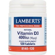 Lamberts Vitamin D3 400iu, 120tabs