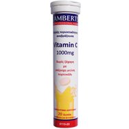 Lamberts Vitamin C 1000mg, 20 Effer.tabs - Високоефективна имуностимулираща хранителна добавка с витамин С в ефервесцентна форма с вкус на портокал Lamberts Vitamin C 1000mg, 20 Effer.tabs - Високоефективна имуностимулираща хранителна добавка с витамин С в ефервесцентна форма с вкус на портокал