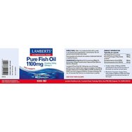 Lamberts Pure Fish Oil 1100mg, 180caps