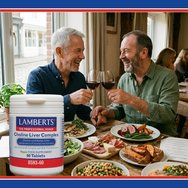 Lamberts Choline Liver Complex Хранителна добавка с комплекс от бял трън, витамини B и холин за поддържане на нормалната функция на черния дроб и подпомагане на храносмилането 60tabs Lamberts Choline Liver Complex Хранителна добавка с комплекс от бял трън, витамини B и холин за поддържане на нормалната функция на черния дроб и подпомагане на храносмилането 60tabs