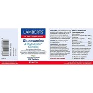 Lamberts Glucosamine 467mg & Phytodroitin 110mg Complex 120tabs Lamberts Glucosamine 467mg & Phytodroitin 110mg Complex 120tabs