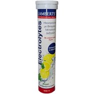 Lamberts Electrolytes 13 Effer.tabs - Хранителна добавка с електролити за хидратация & енергия с чудесен вкус на лимон