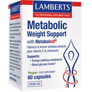 Lamperts Metabolic Weight Support Хранителна добавка с билкови екстракти с Витамин C & Хром за подпомагане на метаболизма, контрол на апетита чрез повишаване на GLP-1 & ефективно управление на теглото 60caps Lamperts Metabolic Weight Support Хранителна добавка с билкови екстракти с Витамин C & Хром за подпомагане на метаболизма, контрол на апетита чрез повишаване на GLP-1 & ефективно управление на теглото 60caps