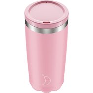 Chilly\'s Coffee Cup Чаша от неръждаема стомана за топли и студени напитки 500ml - Pastel Pink