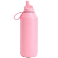 Chilly's Series Flip Bottle Термос от неръждаема стомана за топли & студени напитки със сламка 500ml - Lotus Pink