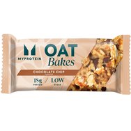 My Protein Oat Bakes Flapjack 75g 1 бр - Chocolate Chip - Хранителна овесена закуска, богата на протеини, с шоколадов вкус и шоколадови парченца, за употреба по всяко време на деня