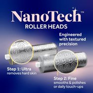 Scholl Pedi Perfect Recharge NanoTech Electronic Foot File Електронна пила за крака 1 брой Scholl Pedi Perfect Recharge NanoTech Electronic Foot File Електронна пила за крака 1 брой