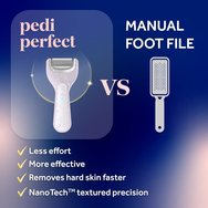 Scholl Pedi Perfect Recharge NanoTech Electronic Foot File Електронна пила за крака 1 брой Scholl Pedi Perfect Recharge NanoTech Electronic Foot File Електронна пила за крака 1 брой