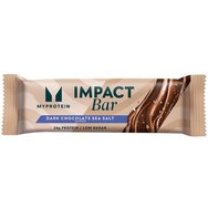 My Protein Impact Bar 64g 1 бр - Dark Chocolate Sea Salt - Високопротеинов бар за подпомагане на растежа и поддържането на мускулите с вкус на тъмен шоколад - морска сол