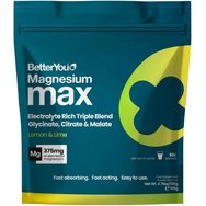 BetterYou Magnesium Max 3in1 Powder Хранителна добавка с формула с магнезий с високо съдържание & бионаличност срещу умора & за подобряване на мускулната ефективност 135g - Lemon & Lime Flavour BetterYou Magnesium Max 3in1 Powder Хранителна добавка с формула с магнезий с високо съдържание & бионаличност срещу умора & за подобряване на мускулната ефективност 135g - Lemon & Lime Flavour