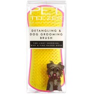 Pet Teezer Detagling & Dog Grooming Brush 1 Парче - Фуксия/ Жълто