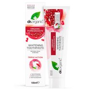 Dr.Organic Organic Pomegranate Toothpaste 100ml - Органична паста за зъби от нар за чувствителни зъби и аромат на мента и плодове Dr.Organic Organic Pomegranate Toothpaste 100ml - Органична паста за зъби от нар за чувствителни зъби и аромат на мента и плодове