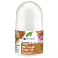 Dr Organic Moroccan Argan Oil Roll on Deodorant 50ml - Дезодорант под формата на руло с органично мароканско арганово масло, антибактериално действие за усещане за свежест през целия Dr Organic Moroccan Argan Oil Roll on Deodorant 50ml - Дезодорант под формата на руло с органично мароканско арганово масло, антибактериално действие за усещане за свежест през целия