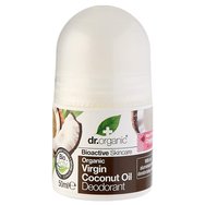 Dr Organic Virgin Coconut Oil Roll on Deodorant 50ml - Рол на дезодорант с органично кокосово масло срещу бактерии за трайна защита и хидратация на кожата Dr Organic Virgin Coconut Oil Roll on Deodorant 50ml - Рол на дезодорант с органично кокосово масло срещу бактерии за трайна защита и хидратация на кожата