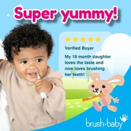 Brush-Baby Applemint Toothpaste 0-3 Years, 50ml Brush-Baby Applemint Toothpaste 0-3 Years, 50ml
