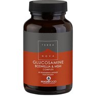 Terranova Glucosamine, Boswellia & MSM Complex - 50 Veg.caps - Хранителна добавка с глюкозамин, МСМ и билков екстракт от босвелия за добра функция на ставите и хрущялите Terranova Glucosamine, Boswellia & MSM Complex - 50 Veg.caps - Хранителна добавка с глюкозамин, МСМ и билков екстракт от босвелия за добра функция на ставите и хрущялите