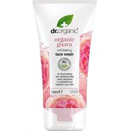 Dr Organic Guava Exfoliating Face Wash 150ml - Почистващ продукт за лице под формата на гел за леко ексфолиране Dr Organic Guava Exfoliating Face Wash 150ml - Почистващ продукт за лице под формата на гел за леко ексфолиране