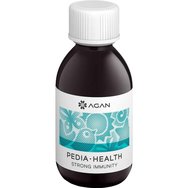 Agan Pedia Health Strong Immunity Syrup Хранителна Добавка за Деца над 2 Години под Формата на Сироп с Екстракт от Черен Бъз, 1,3 Глюкани, Витамин C, D & Цинк за Подсилване на Имунната Система с Вкус на Червени Плодове 150ml