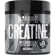 Warrior Creatine Micronised Mononydrate Unflavoured Хранителна добавка с креатин монохидрат за повишаване на мускулната сила & издръжливост, енергията & умствената яснота без вкус 300g