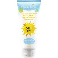 Chlids Farm Water Resistant Sun Cream Spf50+, 100ml - Водоустойчив детски слънцезащитен крем с много висока защита Chlids Farm Water Resistant Sun Cream Spf50+, 100ml - Водоустойчив детски слънцезащитен крем с много висока защита