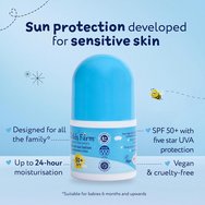 Childs Farm Fragrance-Free Roll-On Sun Lotion Spf50+, 50ml Childs Farm Fragrance-Free Roll-On Sun Lotion Spf50+, 50ml