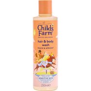 Childs Farm Peach & Apricot Hair & Body Wash 250ml Childs Farm Peach & Apricot Hair & Body Wash 250ml