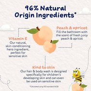 Childs Farm Peach & Apricot Hair & Body Wash 250ml Childs Farm Peach & Apricot Hair & Body Wash 250ml