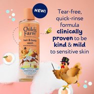 Childs Farm Peach & Apricot Hair & Body Wash 250ml Childs Farm Peach & Apricot Hair & Body Wash 250ml