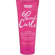 Umberto Giannini 60 Second Curls 1 Minute Moisture Hair Mask Едноминутна интензивна подхранваща и хидратираща маска за коса с кокосово масло и масло от ший 200ml
