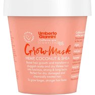 Umberto Giannini Grow Mask 250g - Възстановяваща Маска за Коса, Обогатена с Водорасли, Кофеин, Кокосово Масло & Семена от Коноп Umberto Giannini Grow Mask 250g - Възстановяваща Маска за Коса, Обогатена с Водорасли, Кофеин, Кокосово Масло & Семена от Коноп