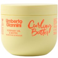 Umberto Giannini Strong Curls Rosemary Oil & Biotin Curling Hair Butter 300ml,Стилизиращо масло за къдрици без силикон за подхранване и укрепване на къдрава коса Umberto Giannini Strong Curls Rosemary Oil & Biotin Curling Hair Butter 300ml,Стилизиращо масло за къдрици без силикон за подхранване и укрепване на къдрава коса