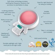 Rockit Zed 2.0, 0m+ Sleep Soother & Night Light Помощно средство за сън с вибрации & нощна лампа за бебета, подходящо от първия ден след раждането 1 брой Rockit Zed 2.0, 0m+ Sleep Soother & Night Light Помощно средство за сън с вибрации & нощна лампа за бебета, подходящо от първия ден след раждането 1 брой