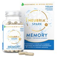 Neubria Spark Memory 60caps - Хранителна добавка за подобряване на паметта, фокуса и вниманието Neubria Spark Memory 60caps - Хранителна добавка за подобряване на паметта, фокуса и вниманието