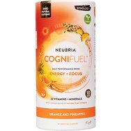 Neubria Cognifuel Energy & Focus 80g - Orange & Pineapple - Хранителна добавка с витамини, минерали и аминокиселини за енергия, стимулация и умствена яснота с вкус на портокал и ананас