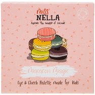 Miss Nella Explore the World of Colour Eye & Cheek Palette Made for Kids 3g - Macaron Magic