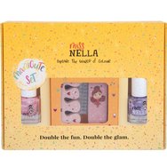 Miss Nella Glitter Manicute Set, 8ml (2x4ml) Nail Polish & Accessories Set 1 бр