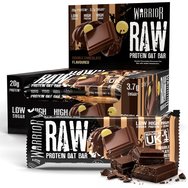 Warrior Raw Protein Oat Bar Хранителна добавка – овесен протеинов бар с високо съдържание на суроватъчен протеин за енергия & издръжливост с вкус на шоколад 75gr - Double Chocolate Flavoured Warrior Raw Protein Oat Bar Хранителна добавка – овесен протеинов бар с високо съдържание на суроватъчен протеин за енергия & издръжливост с вкус на шоколад 75gr - Double Chocolate Flavoured