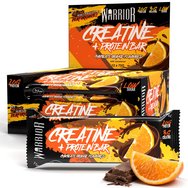 Warrior Creatine & Protein Bar Хранителна добавка – зърнен бар с високо съдържание на суроватъчен протеин & креатин за сила, енергия & издръжливост с вкус на шоколад и портокал 75gr - Chocolate Orange Flavoured Warrior Creatine & Protein Bar Хранителна добавка – зърнен бар с високо съдържание на суроватъчен протеин & креатин за сила, енергия & издръжливост с вкус на шоколад и портокал 75gr - Chocolate Orange Flavoured