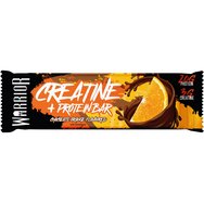 Warrior Creatine & Protein Bar Хранителна добавка – зърнен бар с високо съдържание на суроватъчен протеин & креатин за сила, енергия & издръжливост с вкус на шоколад и портокал 75gr - Chocolate Orange Flavoured
