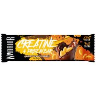 Warrior Creatine & Protein Bar 75gr - Chocolate Peanut Flavoured - Хранителна добавка – зърнен бар с високо съдържание на суроватъчен протеин & креатин за сила, енергия & издръжливост с вкус на шоколад и фъстъци