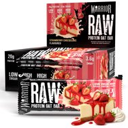 Warrior Raw Protein Oat Bar Хранителна добавка под формата на овесен бар с високо съдържание на суроватъчен протеин за енергия & издръжливост с вкус на ягодов чийзкейк 75gr - Strawberry Cheesecake Flavoured Warrior Raw Protein Oat Bar Хранителна добавка под формата на овесен бар с високо съдържание на суроватъчен протеин за енергия & издръжливост с вкус на ягодов чийзкейк 75gr - Strawberry Cheesecake Flavoured